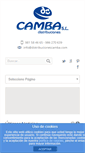 Mobile Screenshot of distribucionescamba.com